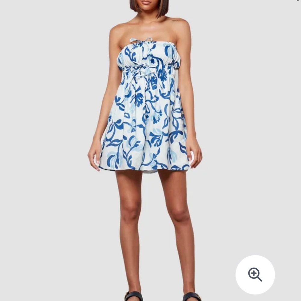 Faithful The Brand Strapless Mini Dress